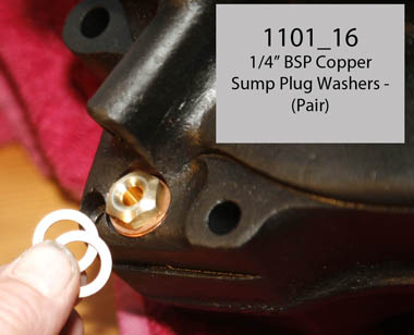 Copper Sump Plug Washers